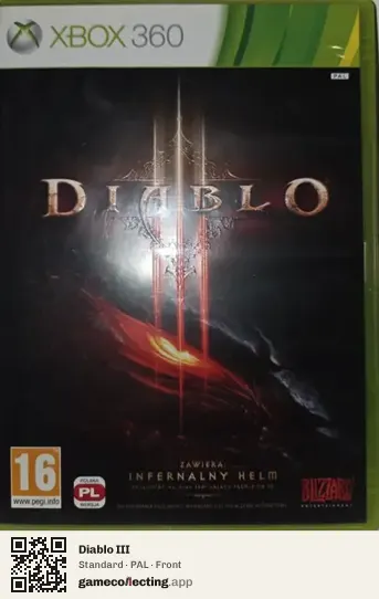 Diablo III Xbox 360, PAL box front