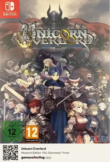 Unicorn Overlord Nintendo Switch, Germany box front