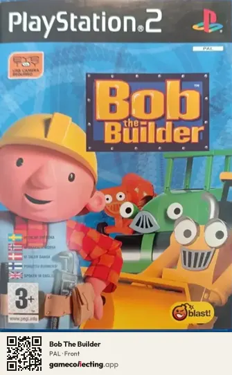 Bob The Builder PlayStation 2, PAL box front