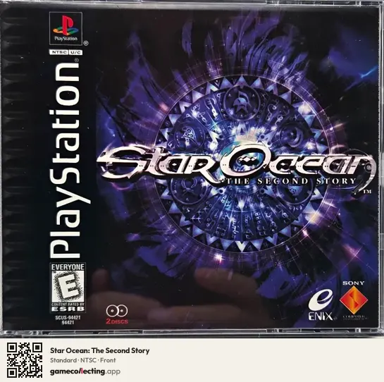 Star Ocean: The Second Story PlayStation, NTSC box front