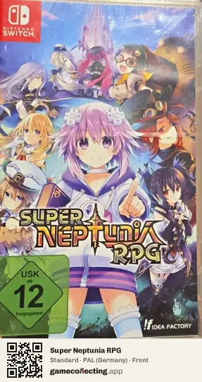 Super Neptunia RPG Nintendo Switch, Germany box front