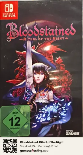 Bloodstained: Ritual of the Night Nintendo Switch, Germany box front