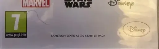 Disney Infinity, the PEGI square on its front
