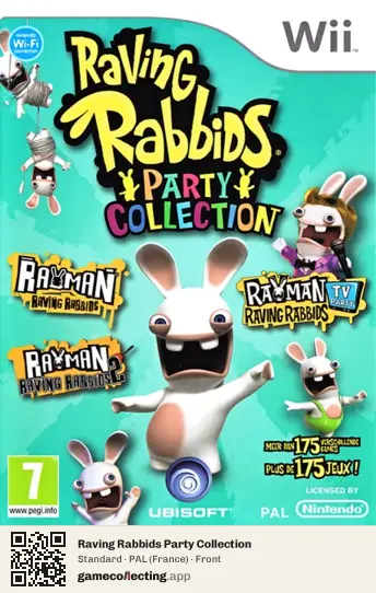 Raving Rabbids Party Collection Nintendo Wii, France box front