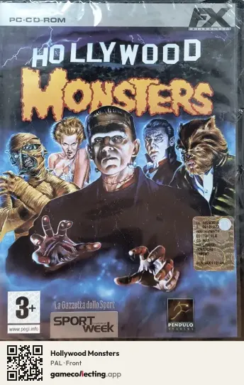 Hollywood Monsters Computer, PAL box front