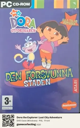 Dora the Explorer: Lost City Adventure Computer, PAL box front