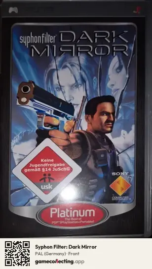 Syphon Filter: Dark Mirror PlayStation Portable, Germany box front