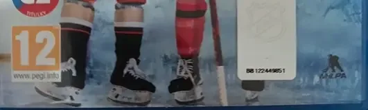 NHL 23, the PEGI square on its front