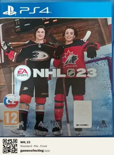 NHL 23 PlayStation 4, PAL box front
