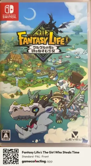 Fantasy Life i: The Girl Who Steals Time Nintendo Switch, PAL box front