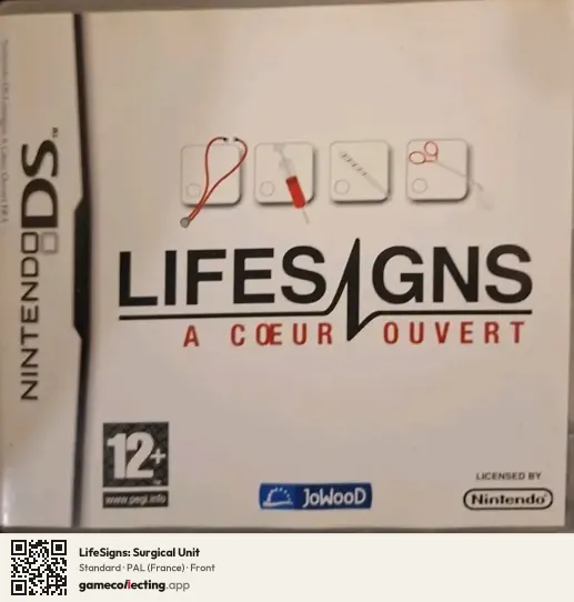 LifeSigns: Surgical Unit Nintendo DS, France box front