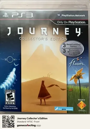 Journey Collector's Edition PlayStation 3, NTSC box front