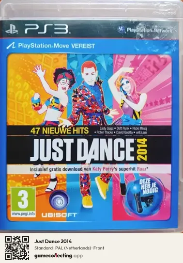 Just Dance 2014 PlayStation 3, Netherlands box front