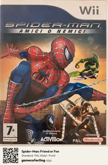 Spider-Man: Friend or Foe Nintendo Wii, Italy box front