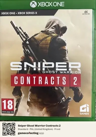 Sniper Ghost Warrior Contracts 2 Xbox One, United Kingdom box front