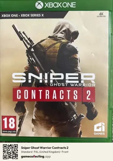 Sniper Ghost Warrior Contracts 2 Xbox One, United Kingdom box front