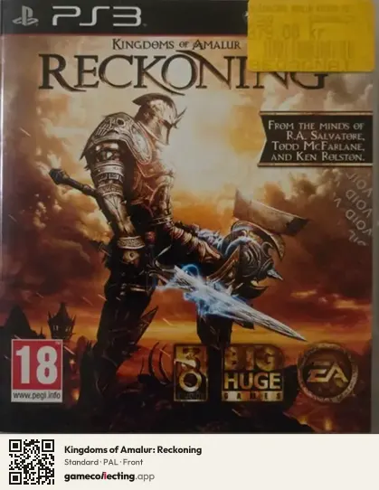 Kingdoms of Amalur: Reckoning PlayStation 3, PAL box front