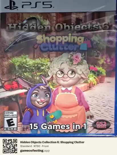Hidden Objects Collection 6: Shopping Clutter PlayStation 5, NTSC box front