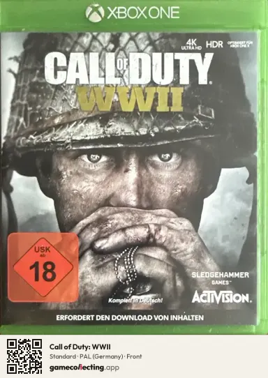 Call of Duty: WWII Xbox One, Germany box front