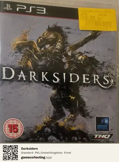 Darksiders PlayStation 3, United Kingdom box front