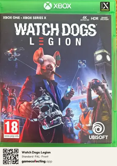 Watch Dogs: Legion Xbox One, PAL box front