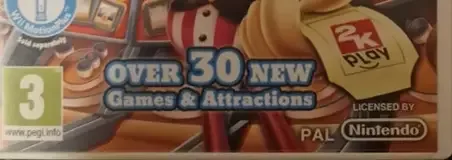 New Carnival Games, the PEGI square on its front