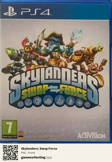 Skylanders: Swap Force PlayStation 4, PAL box front
