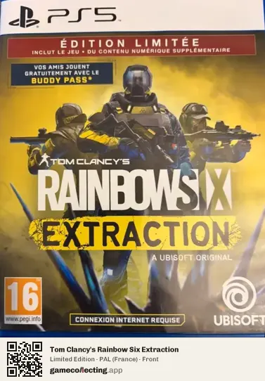 Tom Clancy's Rainbow Six Extraction PlayStation 5, France box front