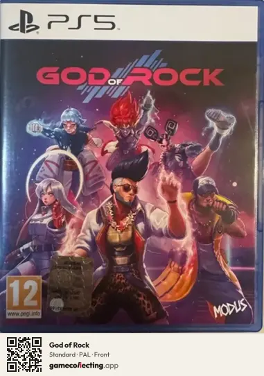 God of Rock PlayStation 5, PAL box front