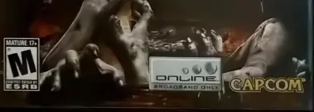 Resident Evil Outbreak File 2, the ESRB box on its front