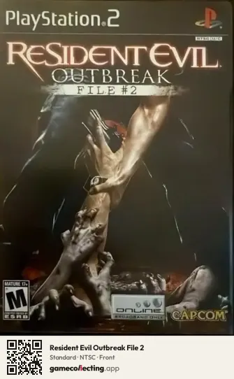 Resident Evil Outbreak File 2 PlayStation 2, NTSC box front