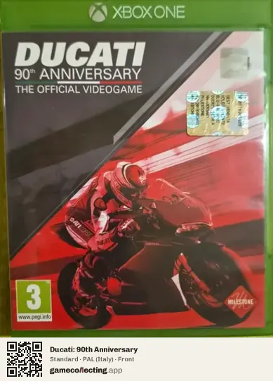 Ducati: 90th Anniversary Xbox One, Italy box front