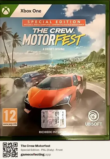 The Crew Motorfest Xbox One, Italy box front