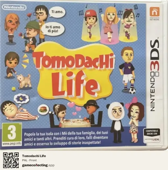 Tomodachi Life Nintendo 3DS, PAL box front