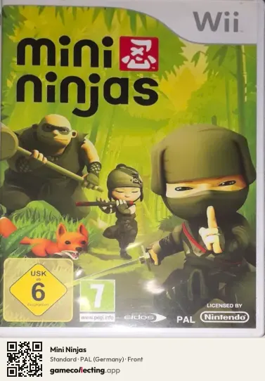 Mini Ninjas Nintendo Wii, Germany box front