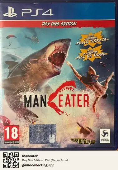 Maneater PlayStation 4, Italy box front