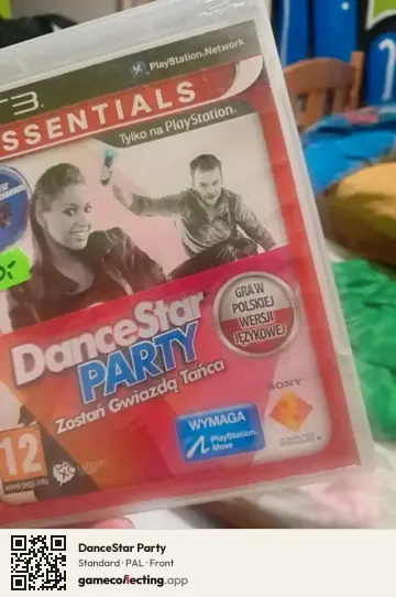 DanceStar Party PlayStation 3, PAL box front