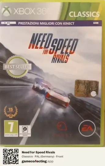 Need for Speed Rivals Xbox 360, Germany box front