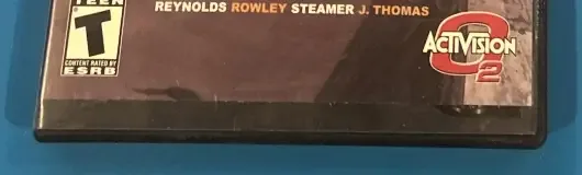Tony Hawk's Pro Skater 3, the ESRB box on its front