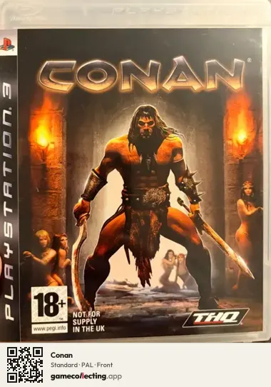 Conan PlayStation 3, PAL box front