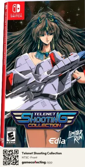 Telenet Shooting Collection Nintendo Switch, NTSC box front
