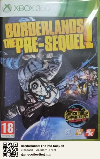 Borderlands: The Pre-Sequel! Xbox 360, Italy box front