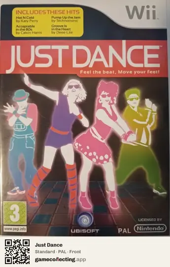 Just Dance Nintendo Wii, PAL box front