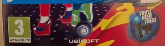 Just Dance 3, the USK square on its front