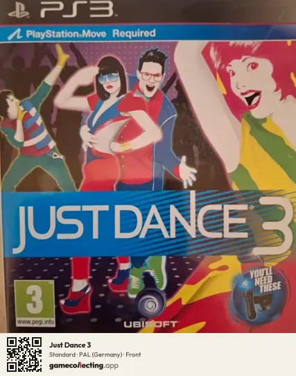 Just Dance 3 PlayStation 3, Germany box front