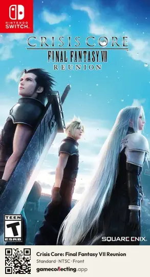 Crisis Core: Final Fantasy VII Reunion Nintendo Switch, NTSC box front