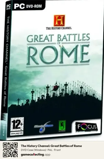 The History Channel: Great Battles of Rome Computer, PAL box front