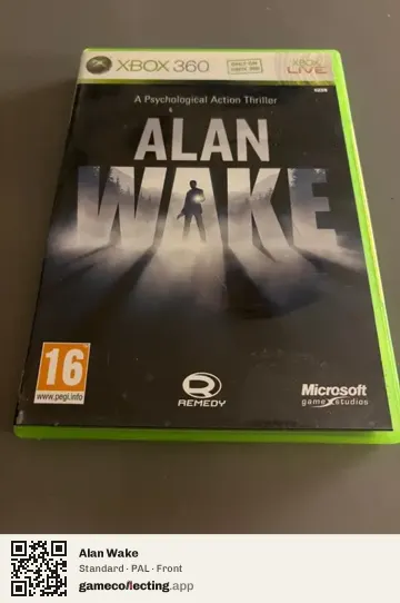 Alan Wake Xbox 360, PAL box front