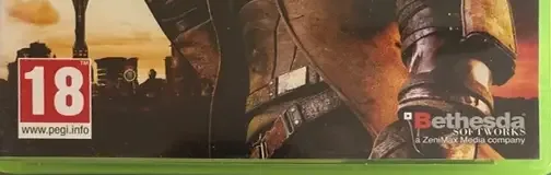 Fallout: New Vegas, the PEGI square on its front