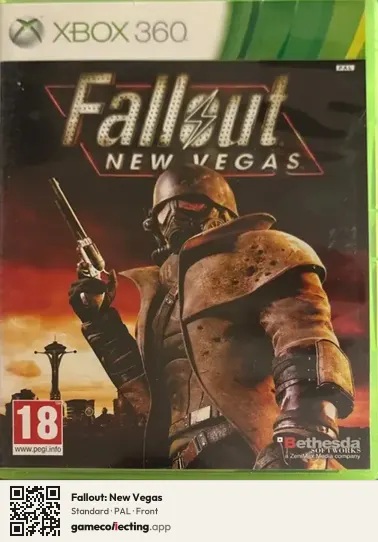 Fallout: New Vegas Xbox 360, PAL box front